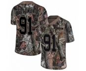 Men's Nike Chicago Bears #91 Eddie Goldman Limited Camo Rush Realtree NFL Jersey