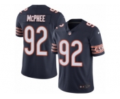 Men's Nike Chicago Bears #92 Pernell McPhee Limited Navy Blue Rush NFL Jersey