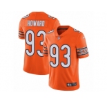 Men's Nike Chicago Bears #93 Jaye Howard Vapor Untouchable Limited Orange Rush NFL Jersey