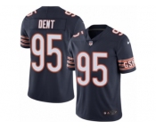 Men's Nike Chicago Bears #95 Richard Dent Limited Navy Blue Rush NFL Jersey