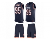 Men's Nike Chicago Bears #95 Richard Dent Limited Navy Blue Tank Top Suit NFL Jersey
