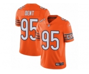 Men's Nike Chicago Bears #95 Richard Dent Vapor Untouchable Limited Orange Rush NFL Jersey