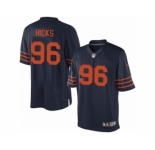 Men's Nike Chicago Bears #96 Akiem Hicks Limited Navy Blue 1940s Throwback Alternate NFL Jersey