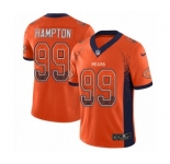Men's Nike Chicago Bears #99 Dan Hampton Limited Orange Rush Drift Fashion NFL Jersey