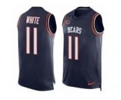 Nike Bears #11 Kevin White Navy Blue Team Color Men's Stitched NFL Limited Tank Top Jersey