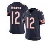 Nike Chicago Bears #12 Allen Robinson Navy Blue Team Color Men Stitched NFL Vapor Untouchable Limited Jersey