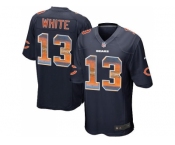 Nike Chicago Bears #13 Kevin White Navy Blue Team Color Men's Stitched NFL Limited Strobe Jersey