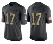 Nike Chicago Bears #17 Alshon Jeffery Men's Stitched Black NFL Salute to Service Limited Jerseys