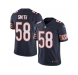 Nike Chicago Bears #58 Roquan Smith Navy Blue Team Color Men Stitched NFL Vapor Untouchable Limited Jersey
