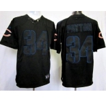 Nike NFL Jerseys Chicago Bears #34 Walter Payton Black[Nike Impact Limited]