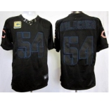 Nike NFL Jerseys Chicago Bears #54 Brian Urlacher Black[C Patch Impact Limited]