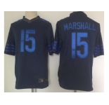 nike nfl jerseys chicago bears #15 brandon marshall blue[drenched limited]