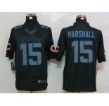 nike nfl jerseys chicago bears #15 marshall black[nike limited]