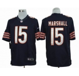 nike nfl jerseys chicago bears #15 marshall blue[nike limited]