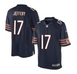 nike nfl jerseys chicago bears #17 jeffery blue[nike limited]