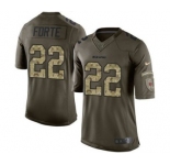 nike nfl jerseys chicago bears #22 forte army green[nike Limited Salute To Service]