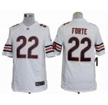 nike nfl jerseys chicago bears #22 matt forte white[nike limited]