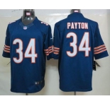 nike nfl jerseys chicago bears #34 payton blue[nike limited]