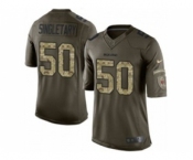nike nfl jerseys chicago bears #50 singletary army green[nike Limited Salute To Service]