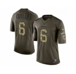 nike nfl jerseys chicago bears #6 jay cutler army green[nike Limited Salute To Service]