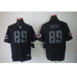 nike nfl jerseys chicago bears #89 mike ditka black[nike impact limited]