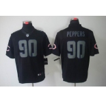 nike nfl jerseys chicago bears #90 peppers black[nike limited]