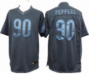 nike nfl jerseys chicago bears #90 peppers blue[drenched limited]