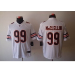 nike nfl jerseys chicago bears #99 mcclellin white[nike limited]