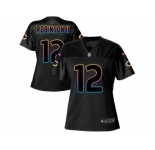 Women Nike Chicago Bears #12 Allen Robinson II Black NFL Fashion Game Jersey