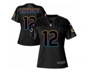 Women Nike Chicago Bears #12 Allen Robinson II Black NFL Fashion Game Jersey