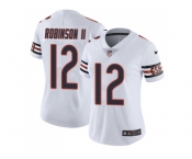 Women Nike Chicago Bears #12 Allen Robinson II White Stitched NFL Vapor Untouchable Limited Jersey