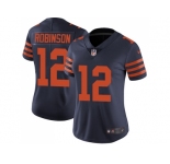 Women Nike Chicago Bears #12 Allen Robinson Navy Blue Alternate Stitched NFL Vapor Untouchable Limited Jersey