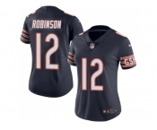 Women Nike Chicago Bears #12 Allen Robinson Navy Blue Team Color Stitched NFL Vapor Untouchable Limited Jersey