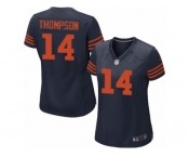 Women Nike Chicago Bears #14 Deonte Thompson Game Navy Blue Alternate NFL Jersey
