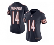 Women Nike Chicago Bears #14 Deonte Thompson Navy Blue Team Color Vapor Untouchable Limited Player NFL Jersey