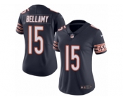 Women Nike Chicago Bears #15 Josh Bellamy Navy Blue Team Color Vapor Untouchable Limited Player NFL Jersey
