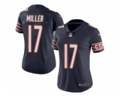 Women Nike Chicago Bears #17 Anthony Miller Navy Blue Team Color Stitched NFL Vapor Untouchable Limited Jersey
