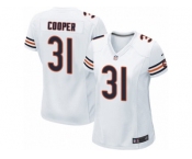 Women Nike Chicago Bears #31 Marcus Cooper Game White NFL Jersey