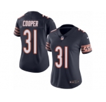 Women Nike Chicago Bears #31 Marcus Cooper Navy Blue Team Color Vapor Untouchable Limited Player NFL Jersey