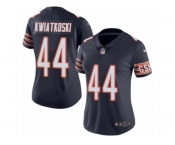 Women Nike Chicago Bears #44 Nick Kwiatkoski Navy Blue Team Color Vapor Untouchable Limited Player NFL Jersey