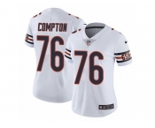 Women Nike Chicago Bears #76 Tom Compton White Vapor Untouchable Limited Player NFL Jersey