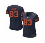 Women Nike Chicago Bears #93 Sam Acho Game Navy Blue Alternate NFL Jersey