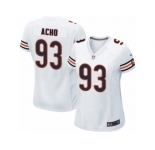 Women Nike Chicago Bears #93 Sam Acho Game White NFL Jersey