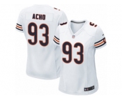 Women Nike Chicago Bears #93 Sam Acho Game White NFL Jersey