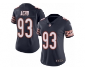 Women Nike Chicago Bears #93 Sam Acho Navy Blue Team Color Vapor Untouchable Elite Player NFL Jersey