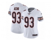 Women Nike Chicago Bears #93 Sam Acho White Vapor Untouchable Elite Player NFL Jersey