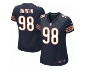 Women Nike Chicago Bears #98 Mitch Unrein Game Navy Blue Team Color NFL Jersey