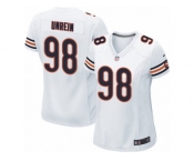 Women Nike Chicago Bears #98 Mitch Unrein Game White NFL Jersey