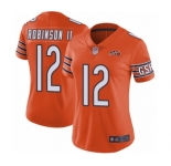 Women's Chicago Bears #12 Allen Robinson Orange Alternate 100th Season Limited Football Jersey
