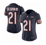 Women's Chicago Bears #21 Ha Clinton-Dix Navy Blue Team Color 100th Season Limited Football Jersey